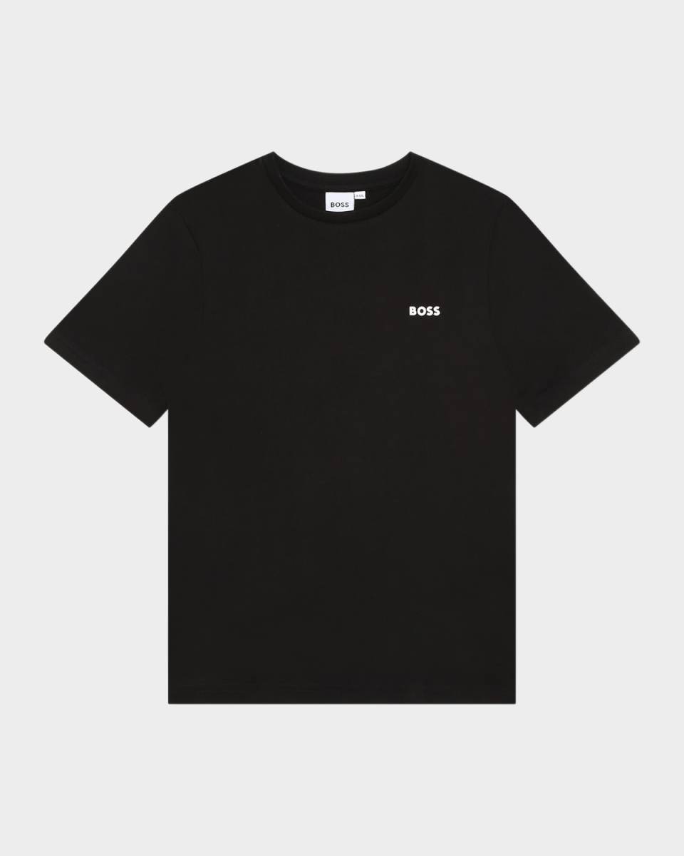 Boy's Contrast Logo-Print T-Shirt, Size